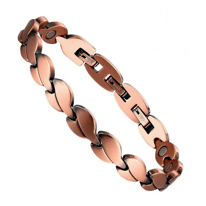 Leaf-like 4-in-1 Magnet Bracelet Radiation Protection