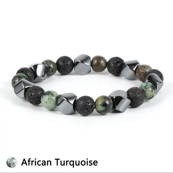 Natural Tigereye Volcanic Stone Bracelet