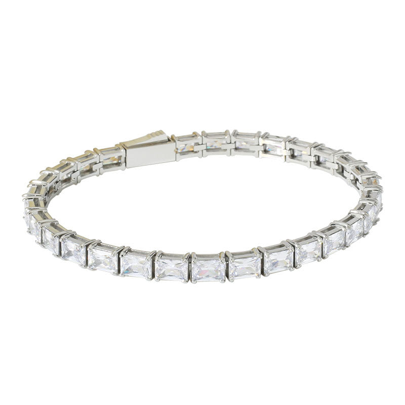 Bracelet Titanium Steel Full Diamond Does Not Fade