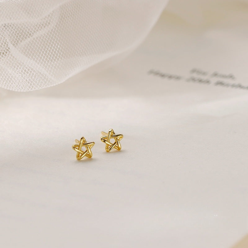 Silver Stud Earrings For Women Special-interest Design