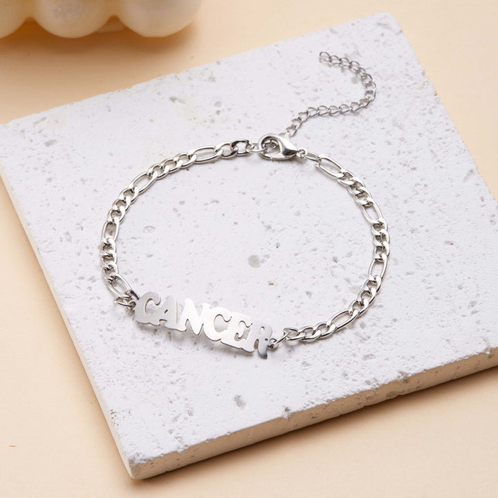 Bracelet Fashion Stainless Steel Twelve Constellation