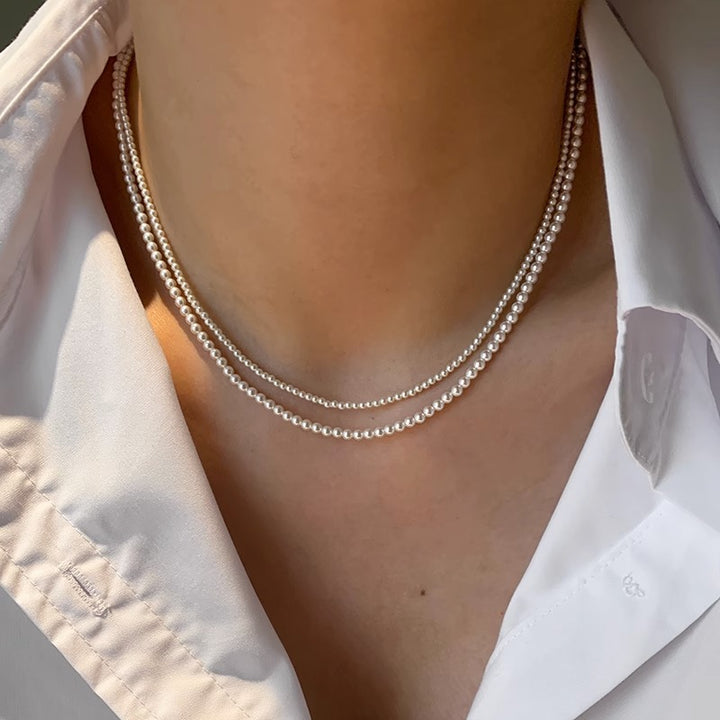 Women's Ultra-fine Millet Pearl Necklace