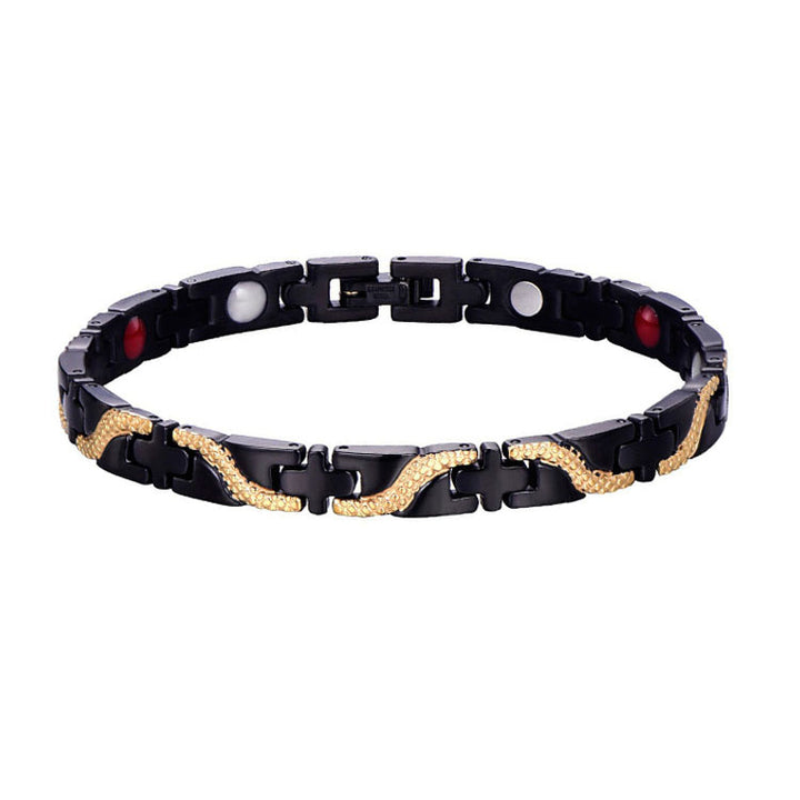 Longrui Cross Dragon Pattern Bracelet