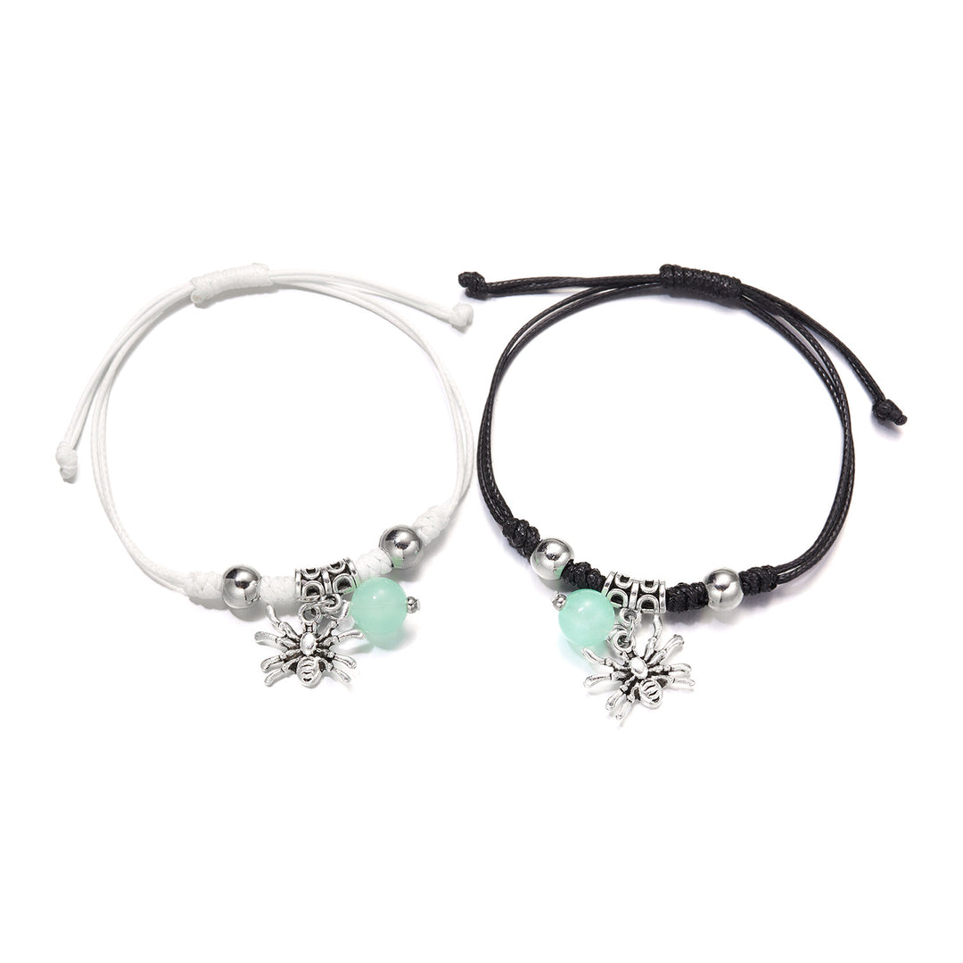 Creative Halloween Spider Luminous Bracelet Two Pieces