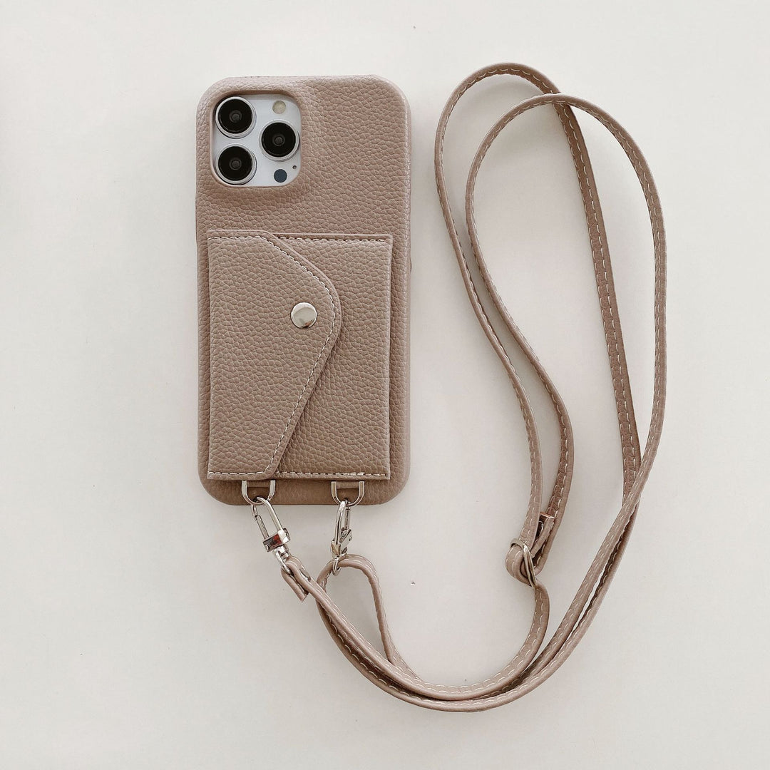 Japanese And Korean Card Holder Crossbody Phone Case