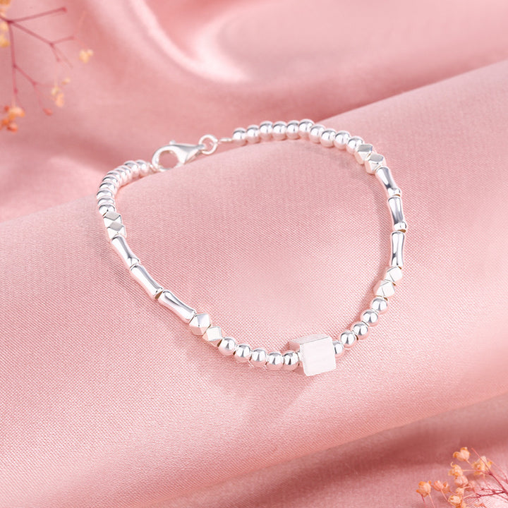 Fashion Silver Square Bracelet For Women