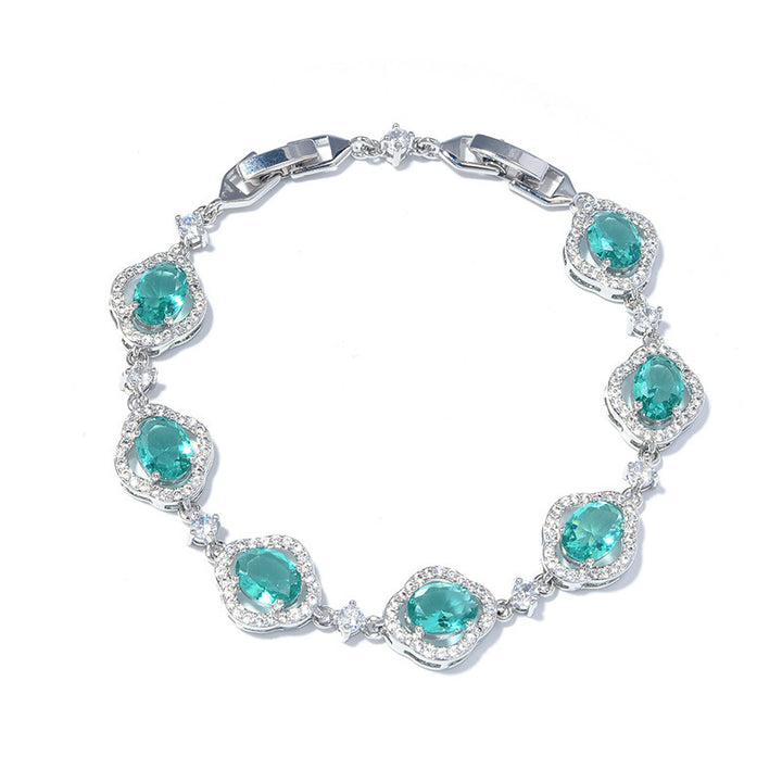 Women's Colorful Zircon Bracelet