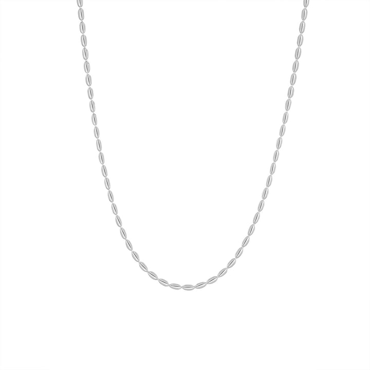 Simple Geometric Ellipse Crystal Irregular Necklace