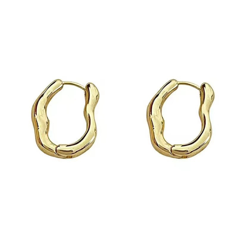 Simple Temperamental All-match Irregular Geometric Ear Clip