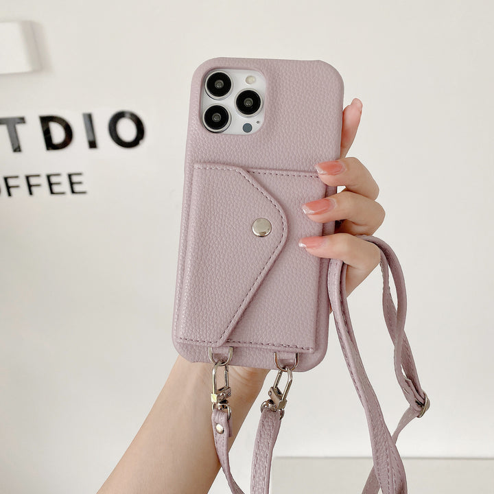 Japanese And Korean Card Holder Crossbody Phone Case