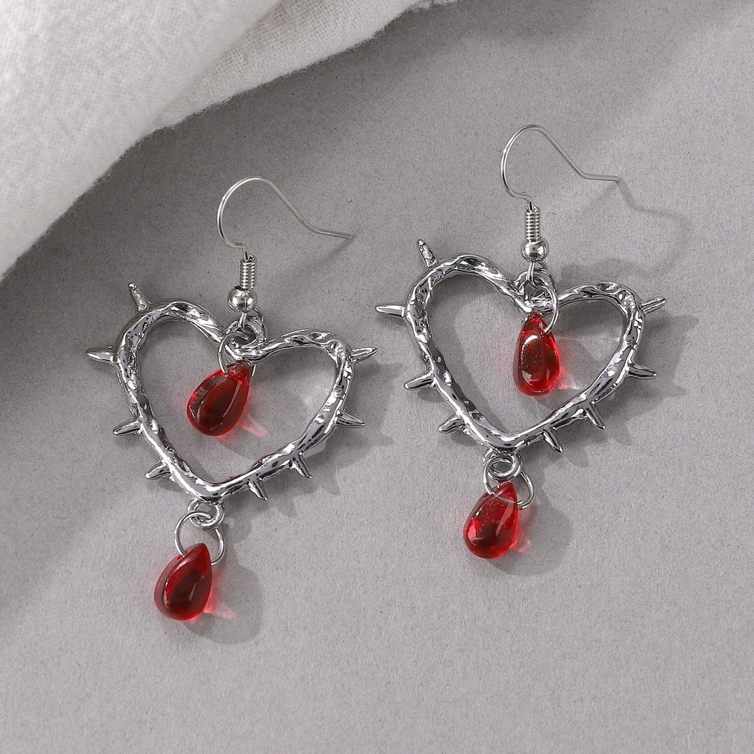 Fashion Handmade Thorn Cross Earrings For Women