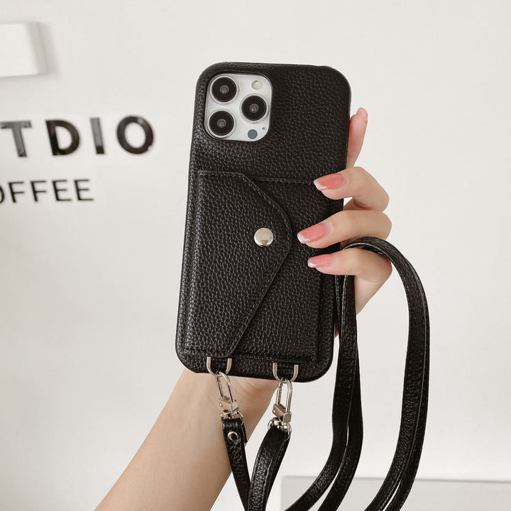 Japanese And Korean Card Holder Crossbody Phone Case