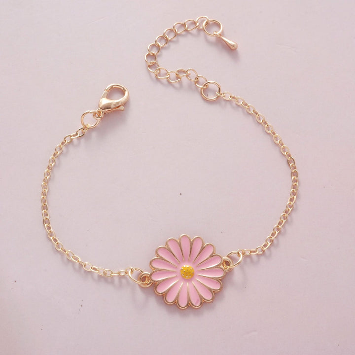 Women's Fashion Simple Alloy Daisy Bracelet