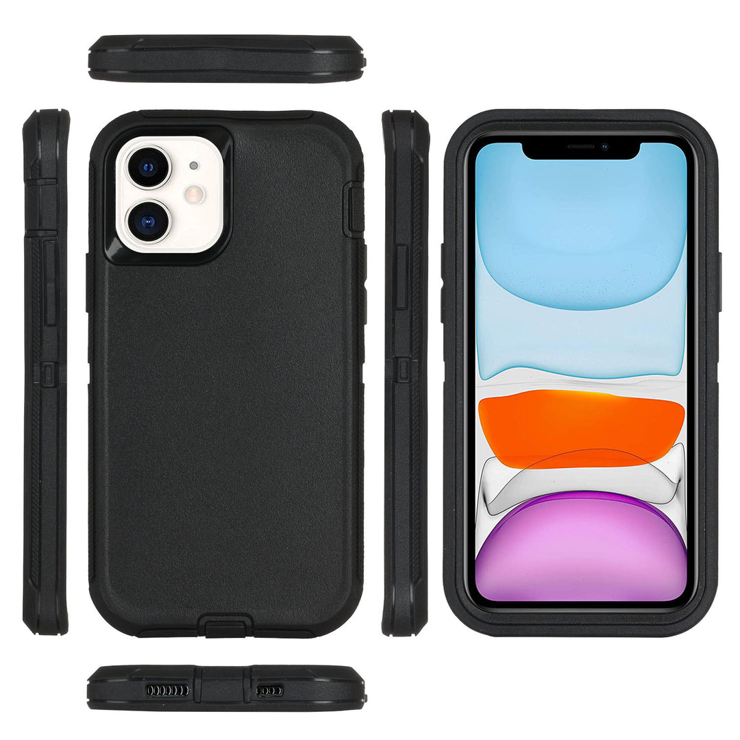 All-inclusive Drop-resistant Three-in-one Hard Case Phone Case