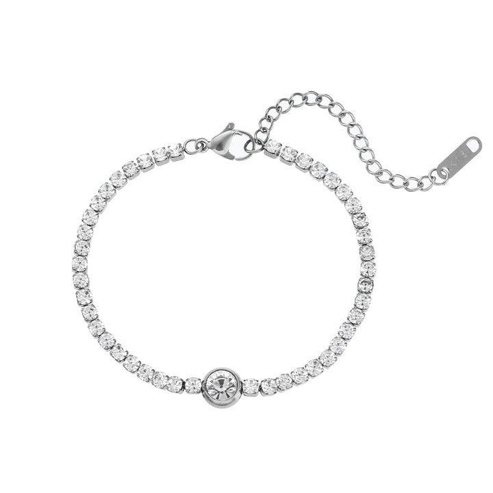 Fashion Simple Round Zircon Bracelet