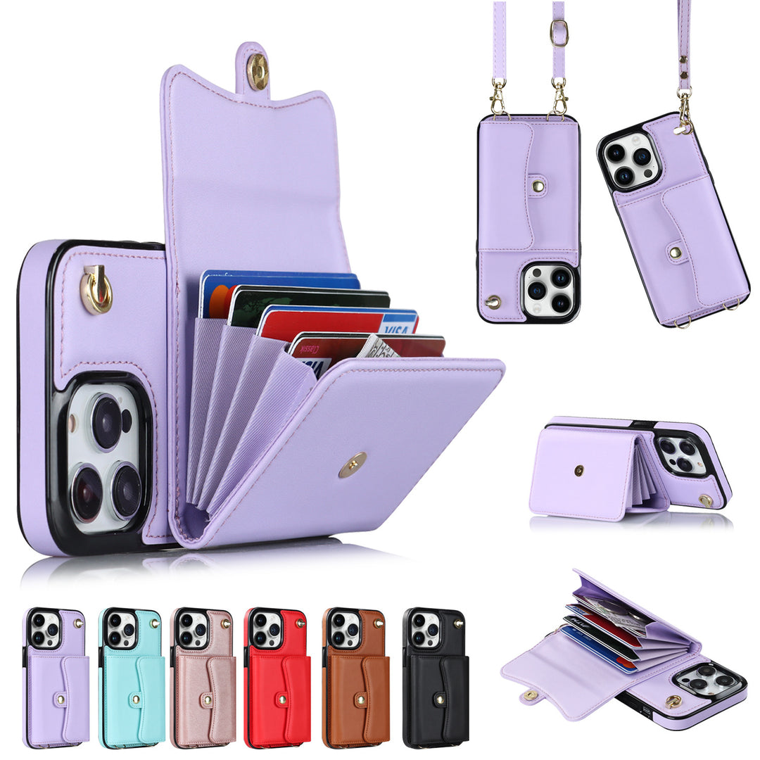 Crossbody Card Holder Phone Case Multi-function Card Holder