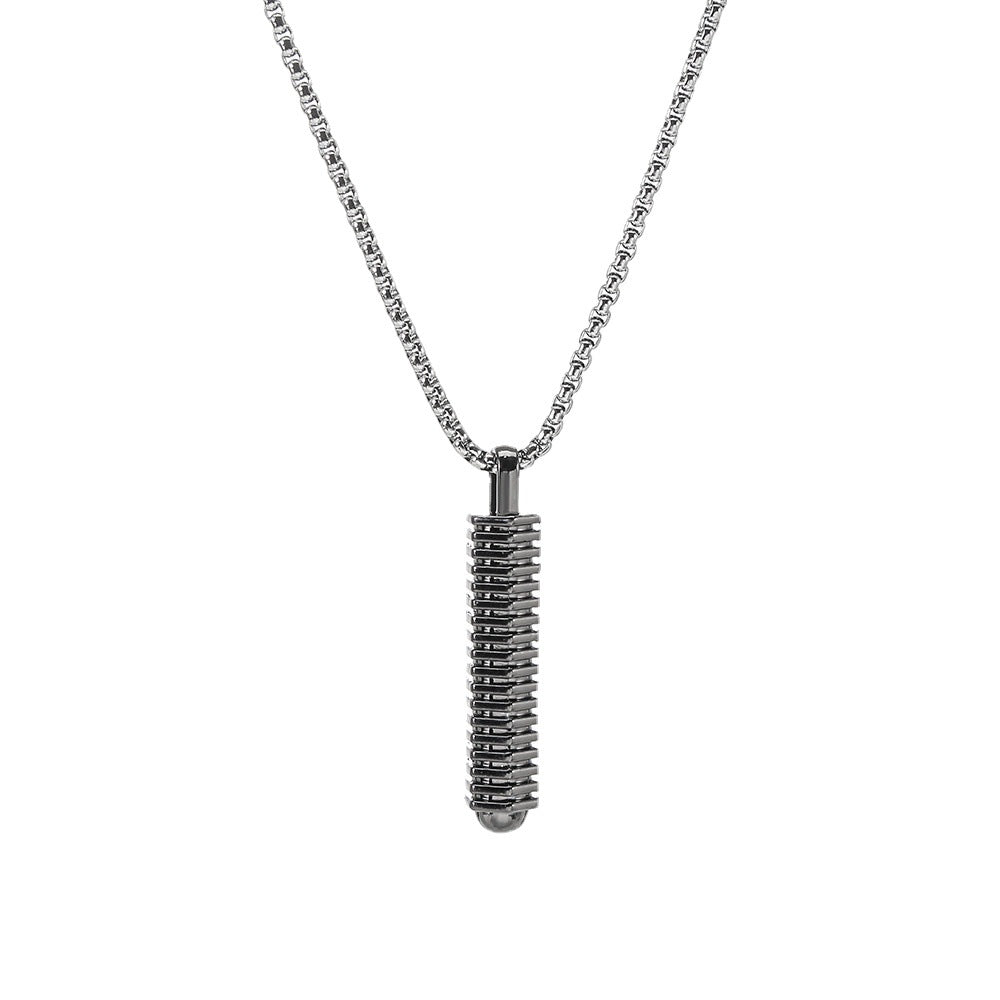 Stainless Steel Necklace Men's Hip Hop Niche