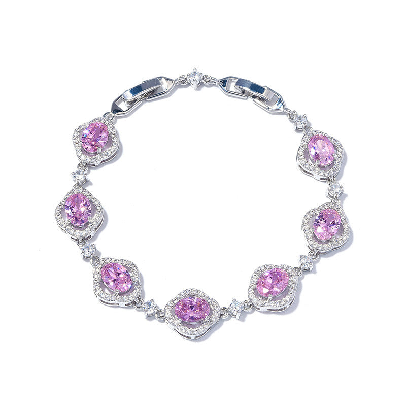 Women's Colorful Zircon Bracelet