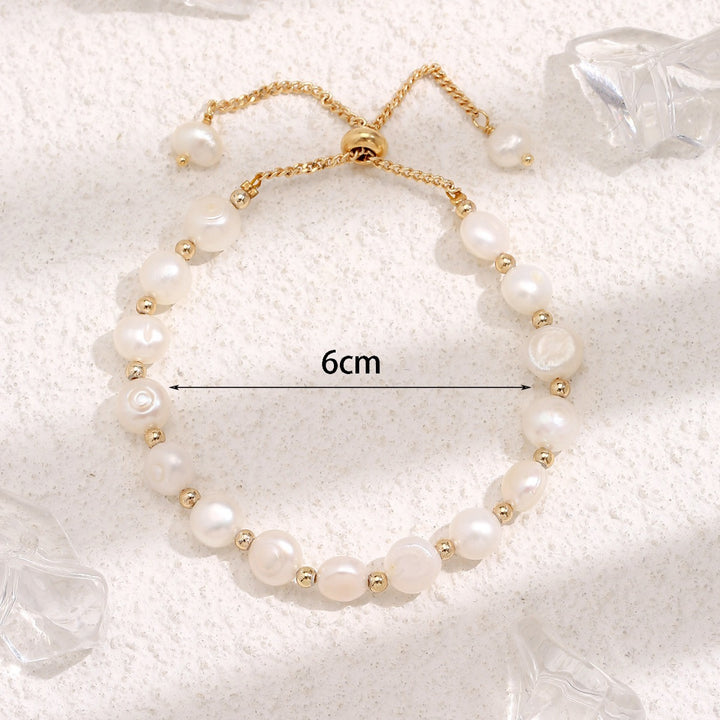 Freshwater Pearl Small Pearl Pull Bracelet Women's Retro