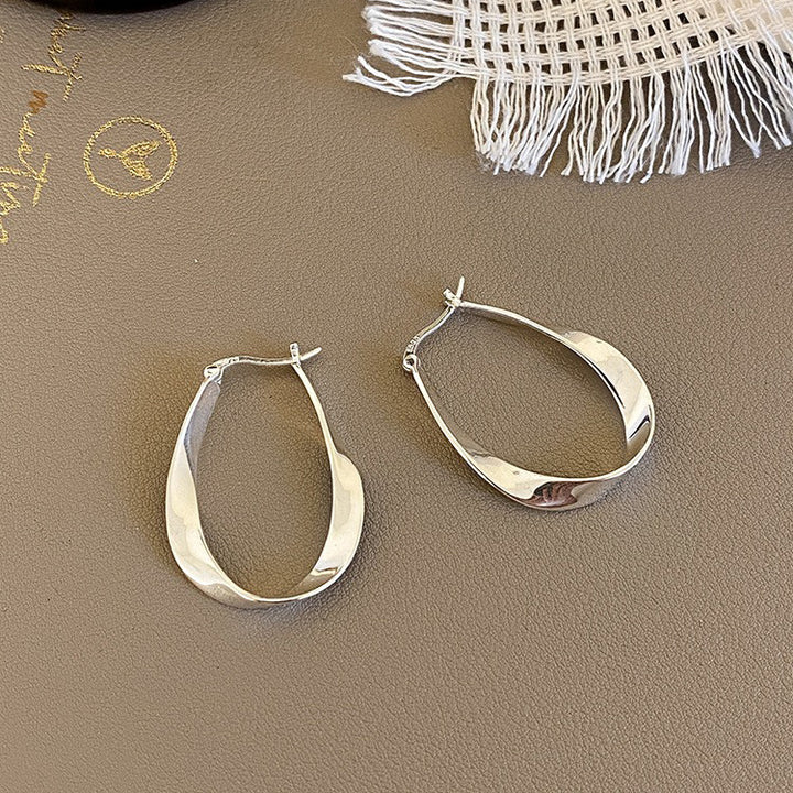 Sterling Silver Earrings Mobius Niche