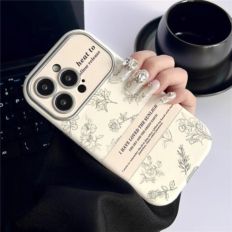 Large Window Veneer Phone Case Silicone Soft Case