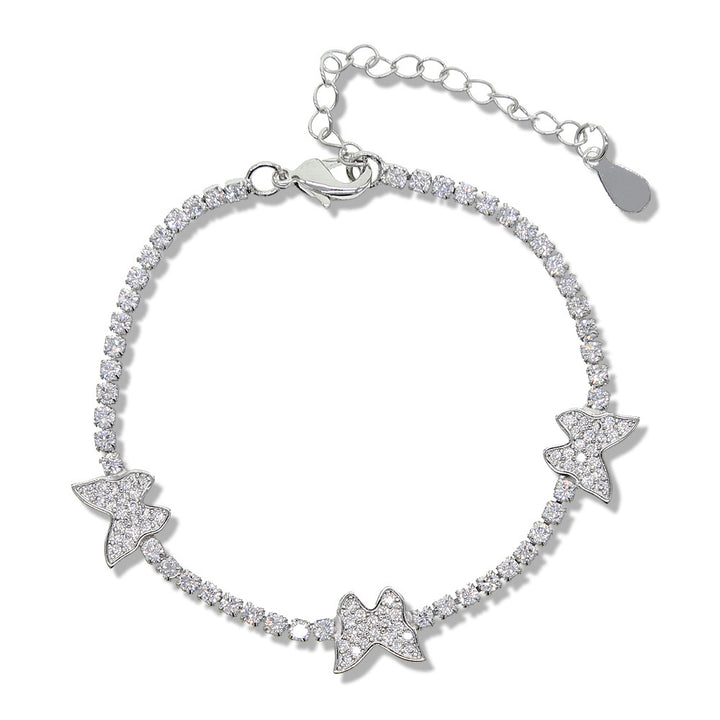 Women's Fashion All-match Butterfly Zircon Bracelet