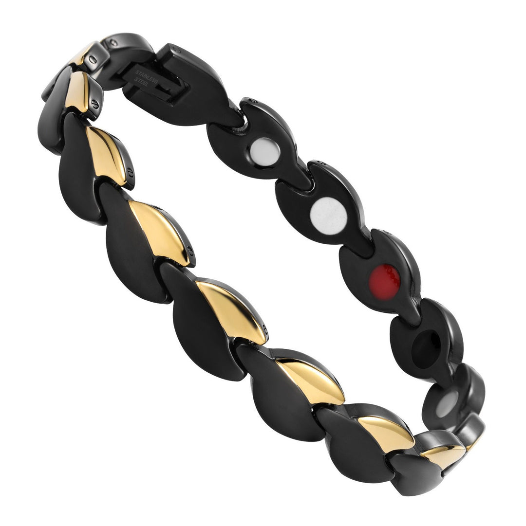 Leaf-like 4-in-1 Magnet Bracelet Radiation Protection