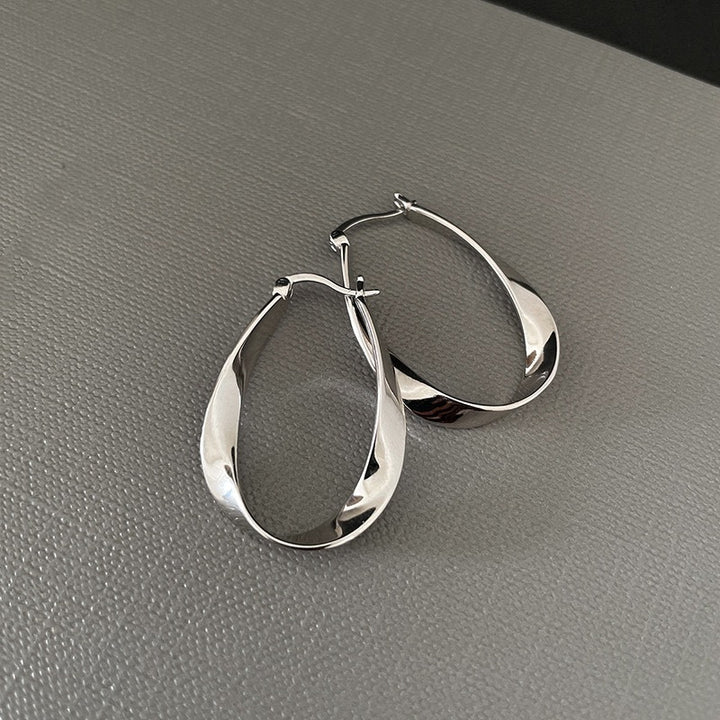 Sterling Silver Earrings Mobius Niche