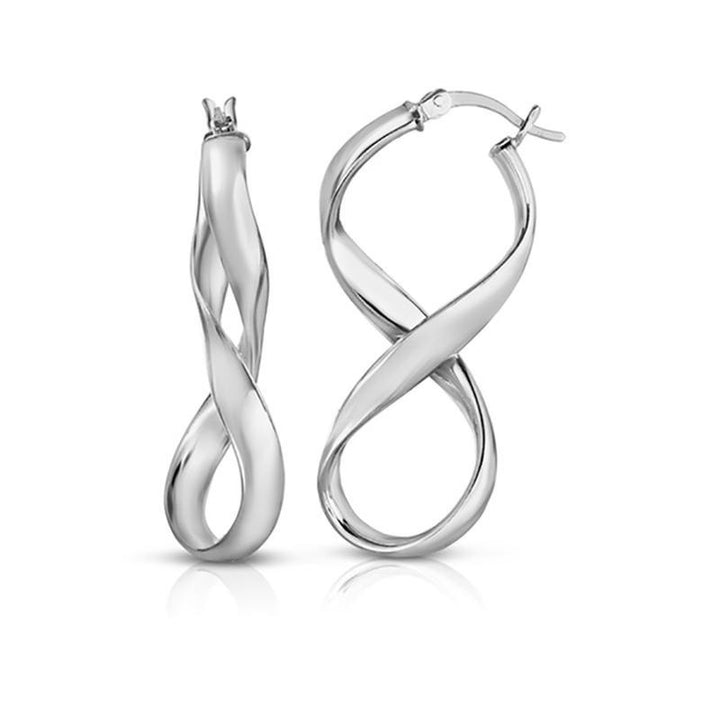 Simple Geometry Pattern Aesthetic Twisted Line Earrings