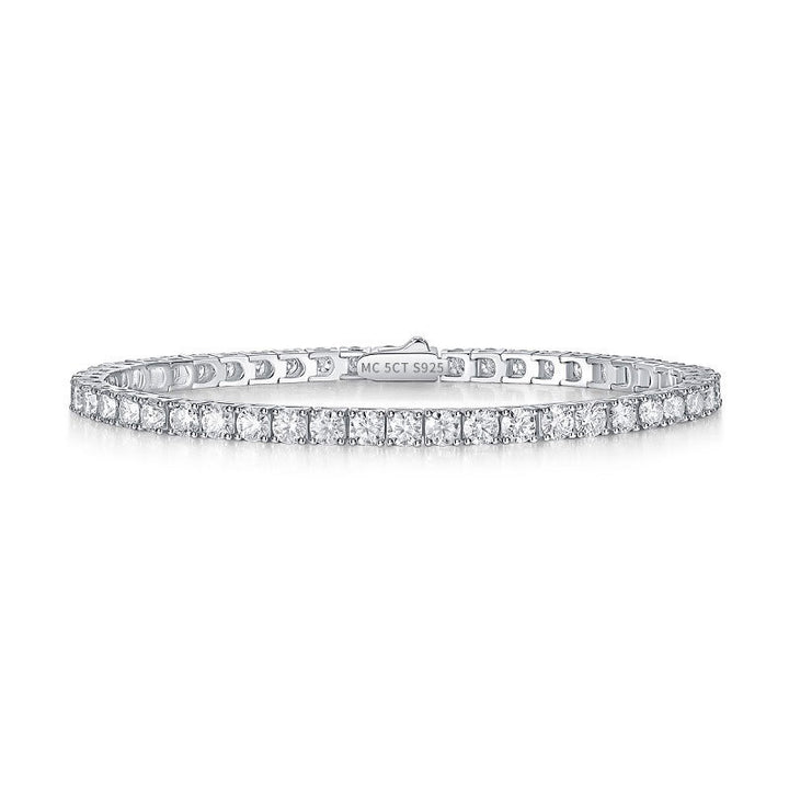 Sterling Silver D Color Moissanite Brățară pentru femei