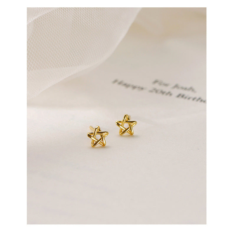 Silver Stud Earrings For Women Special-interest Design