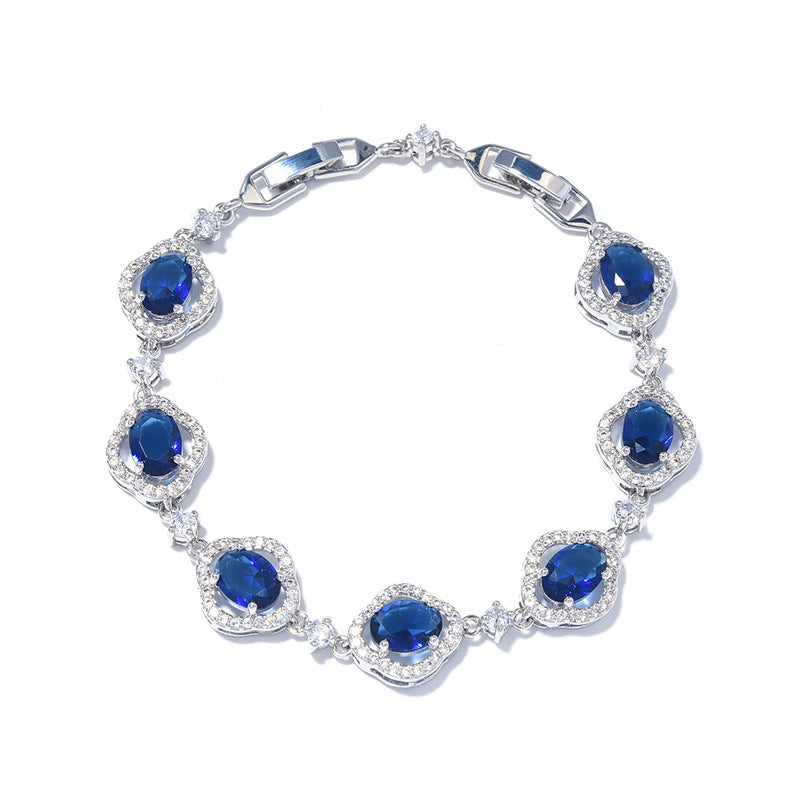 Women's Colorful Zircon Bracelet