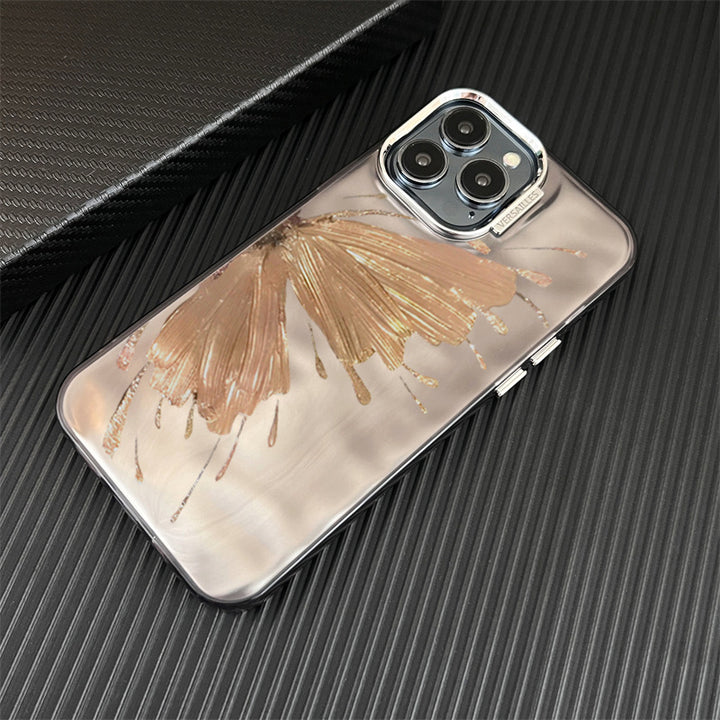 Electroplated Butterfly Pattern Phone Case Protective Cover