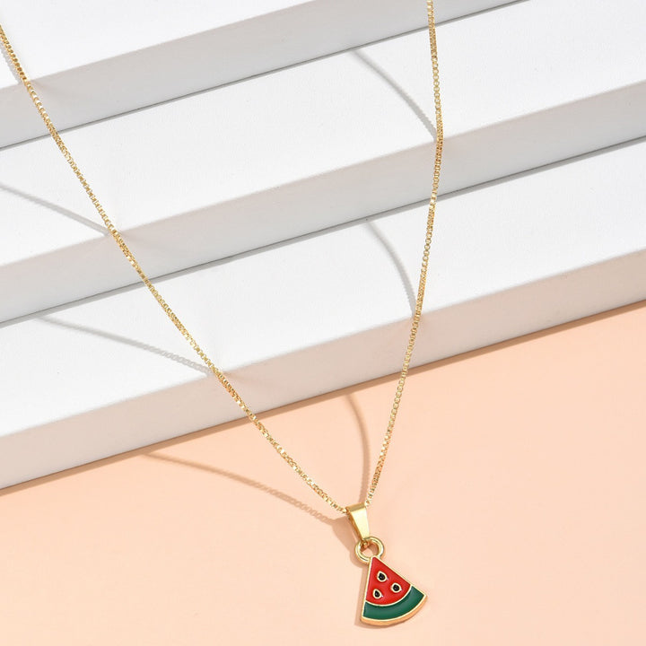 Simple Avocado Pendant Necklace For Women