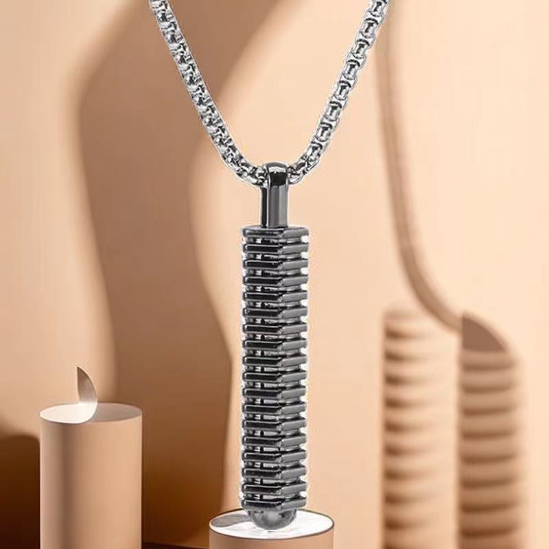 Stainless Steel Necklace Men's Hip Hop Niche