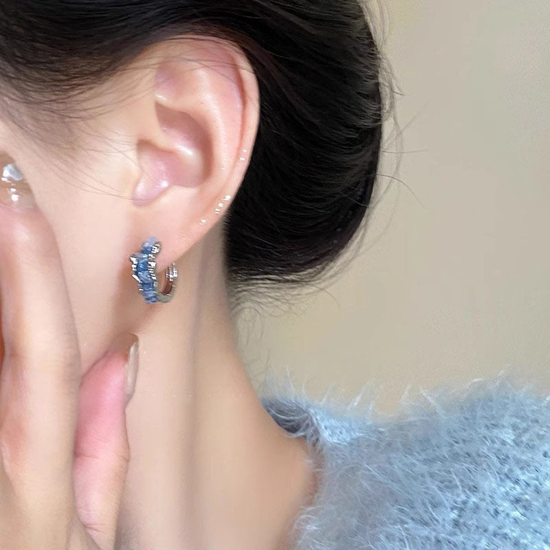 Blue Ear Ring Women's Trendy Earrings