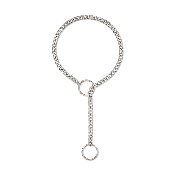 Oțel inoxidabil Lariat Colier de inimă Personalitate Heavy Ring Heavy Long Link Long Punk Rock Slipchain Choker pentru femei bărbați