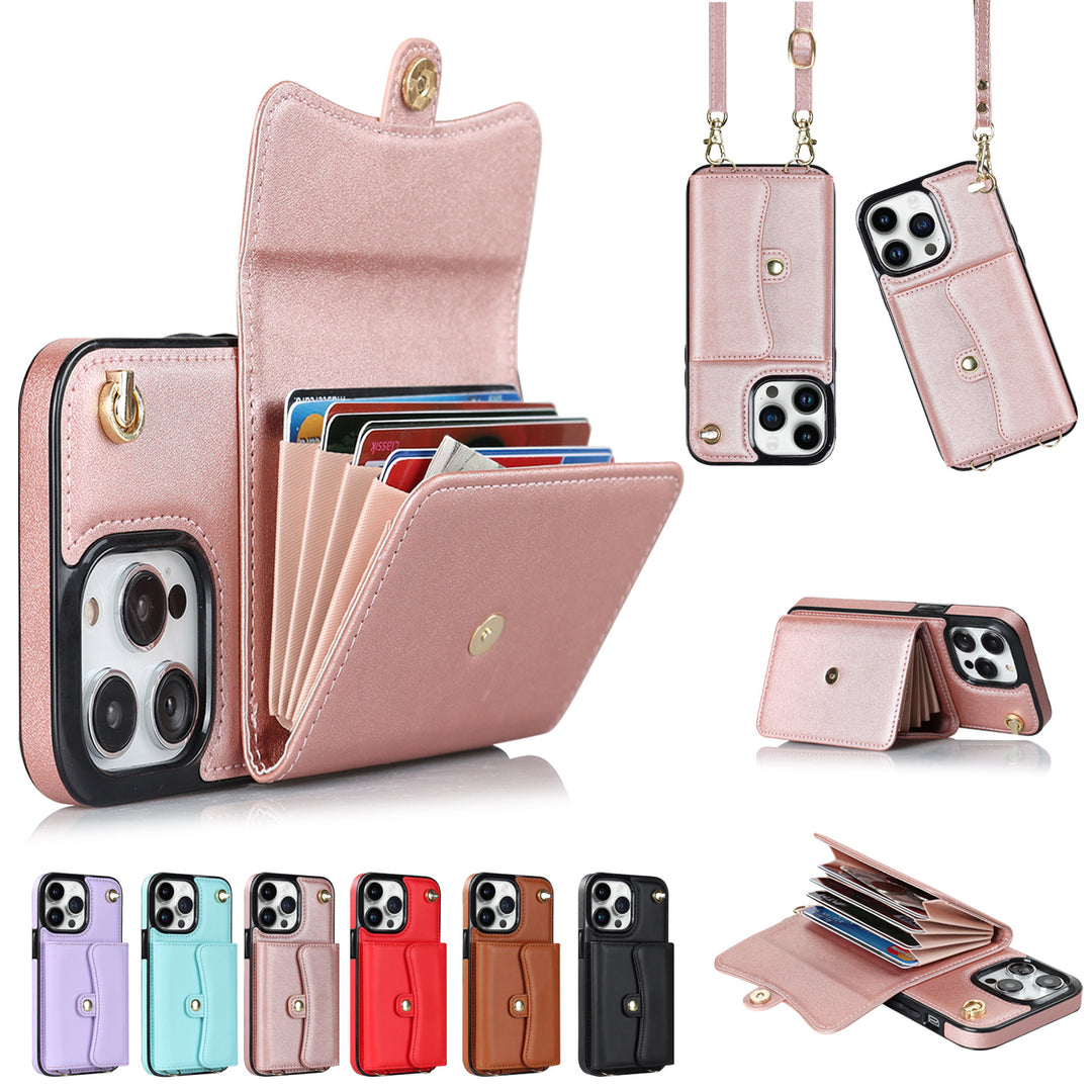 Crossbody Card Holder Phone Case Multi-function Card Holder