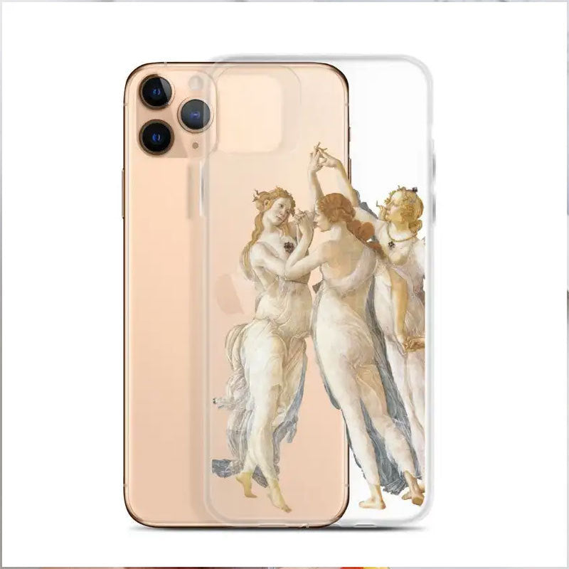 Transparent Cartoon Illustration Phone Case