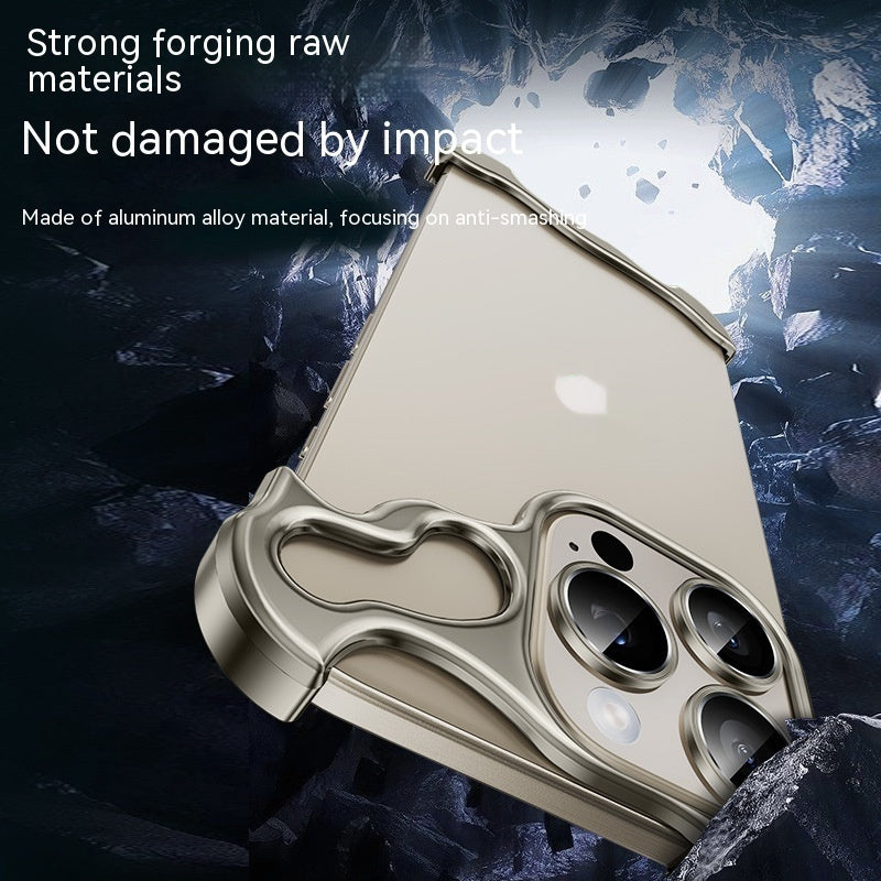 Phone Case Special-shaped Metal Corner Pad Anti-fall Frameless Anti-fall Protective Cover