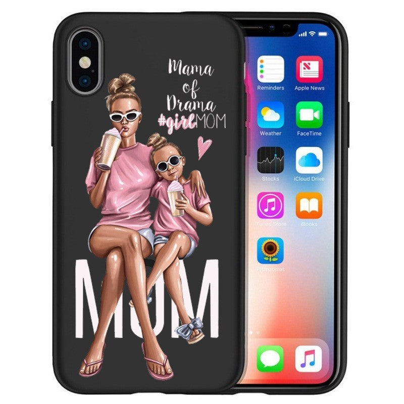 Fashion Mom and Family Parent-Child Telefon