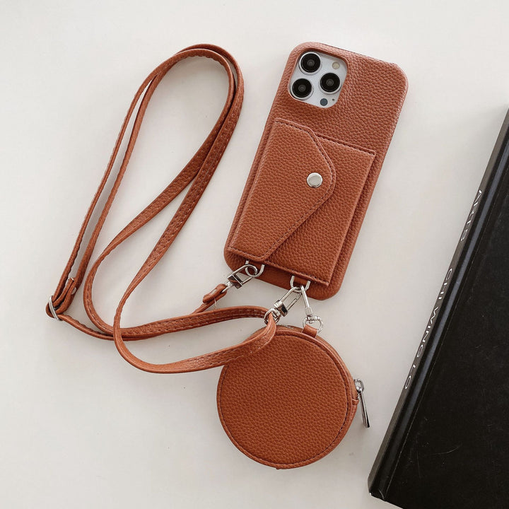 Holder Card Coin Purse Crossbody Telefon