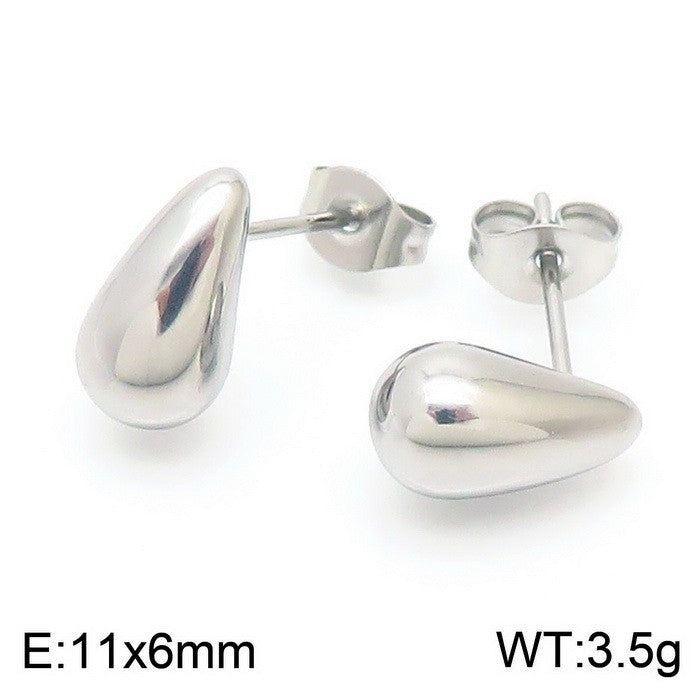 Fashion Drop-shaped Solid Geometric Earrings