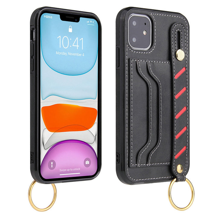 Leather Case Holder Mobile Phone Protective Cover