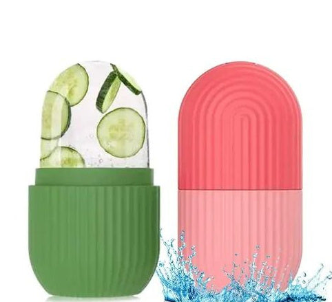 Apply Face Ice Tray Shell Pattern Facial Edema Massage Ice Tray Beauty Supplies