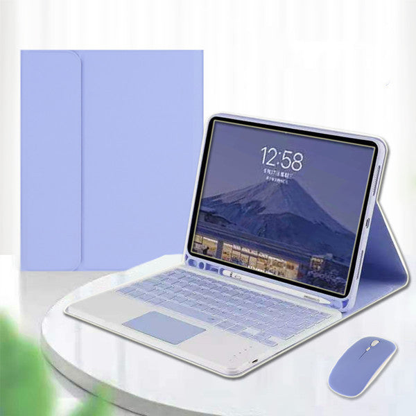 Compatible with Apple, New Ipad10.9 Bluetooth Keyboard Protective Cover 10.2 Air4 Touch Keyboard Pro11 Inch Leather Case