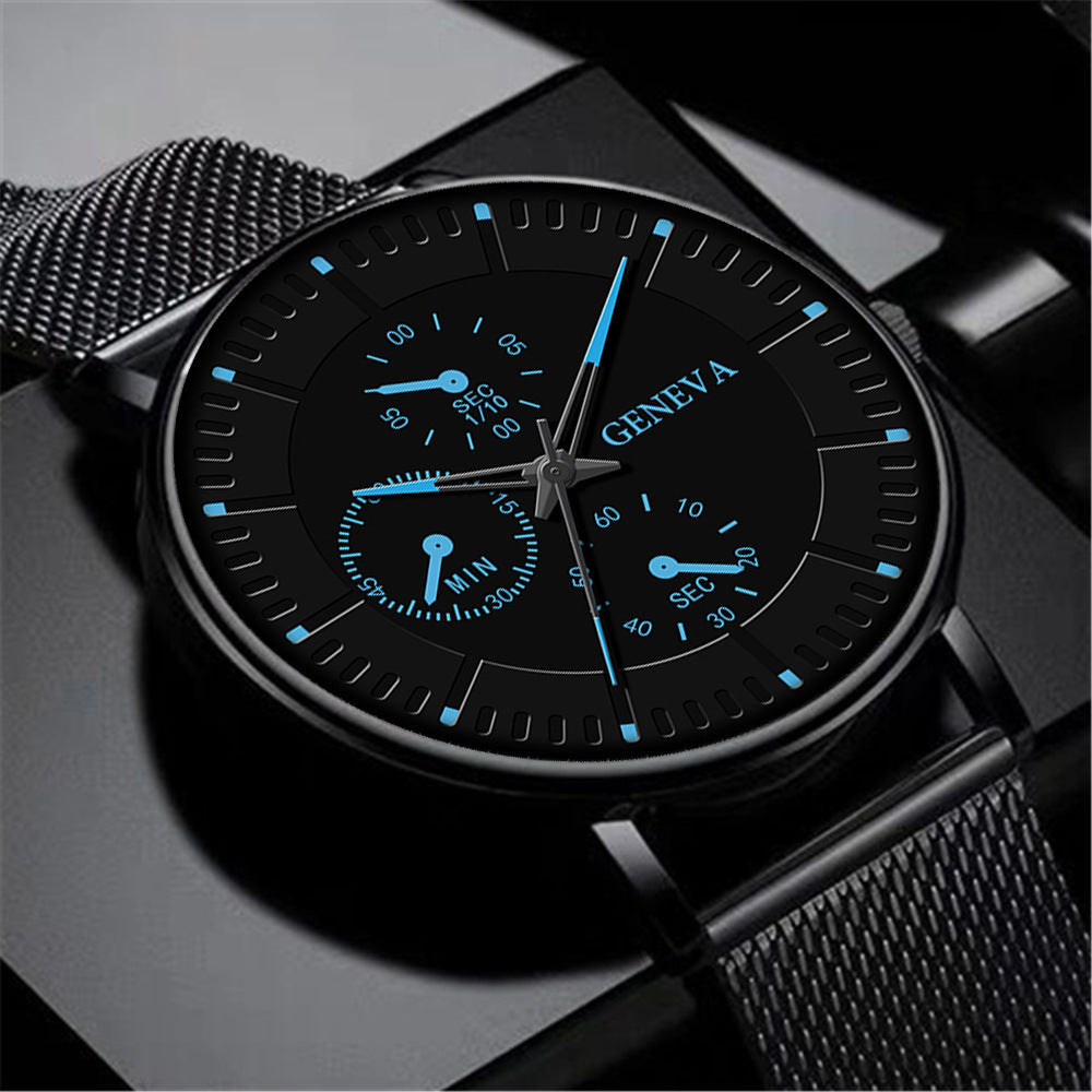 Fashion Coreean Fashion Watch Men’s Mesh Simple Simple