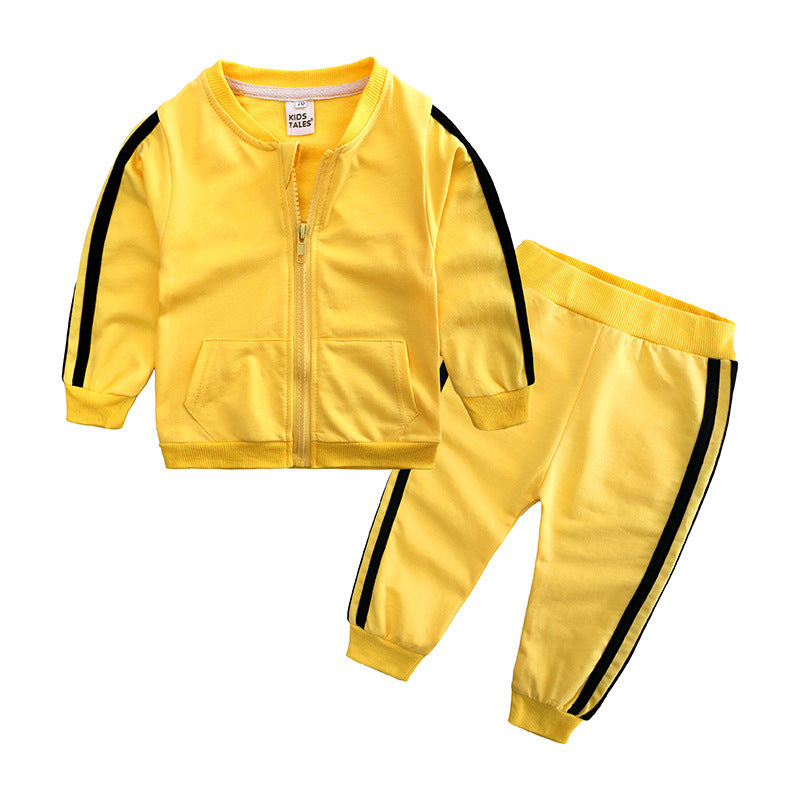 Boys And Girls Baby Spring And Autumn Sports Suits