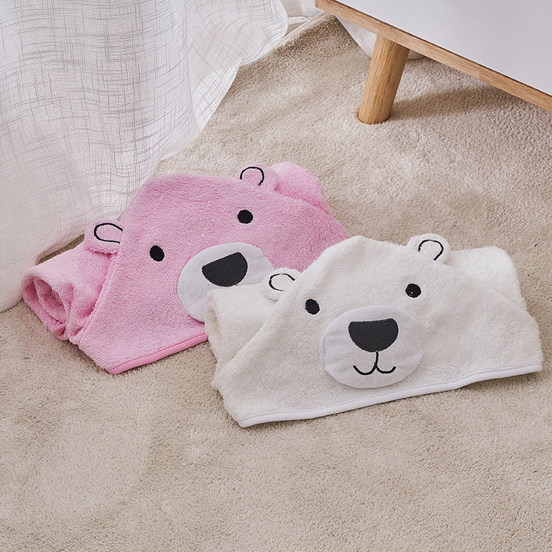 Bamboo Fiber Thickened Baby Bath Towel Coating