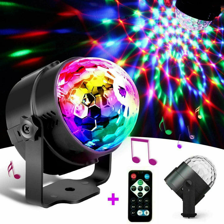 DISCO PARTIE LUMINI STROBE LED DJ Ball Sound Activat Bulb Dance Lampa